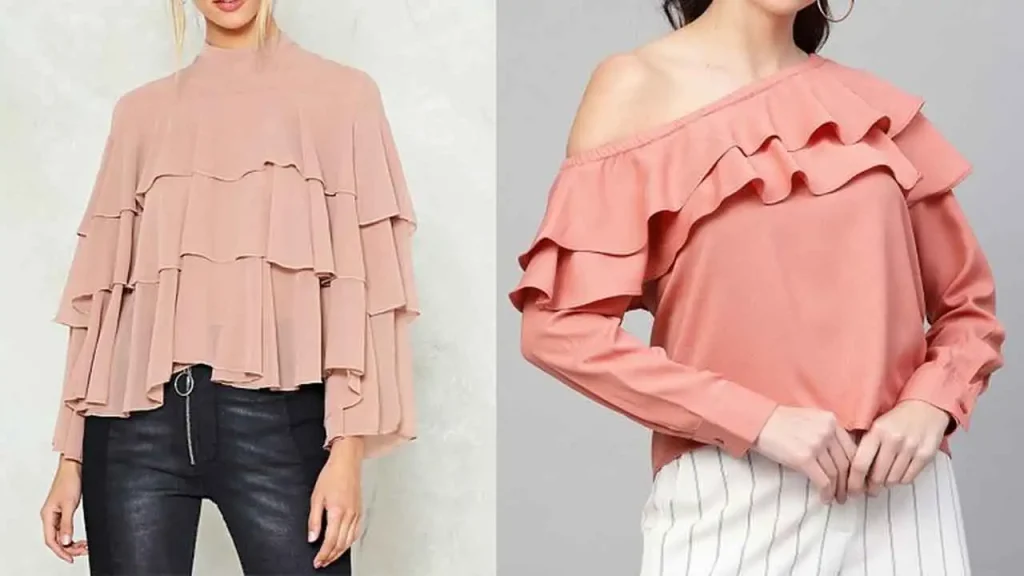 Ruffled Tops Elegance Outfit