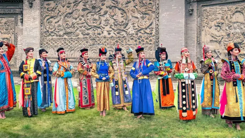 Deel Cuture Dress of Mongolia