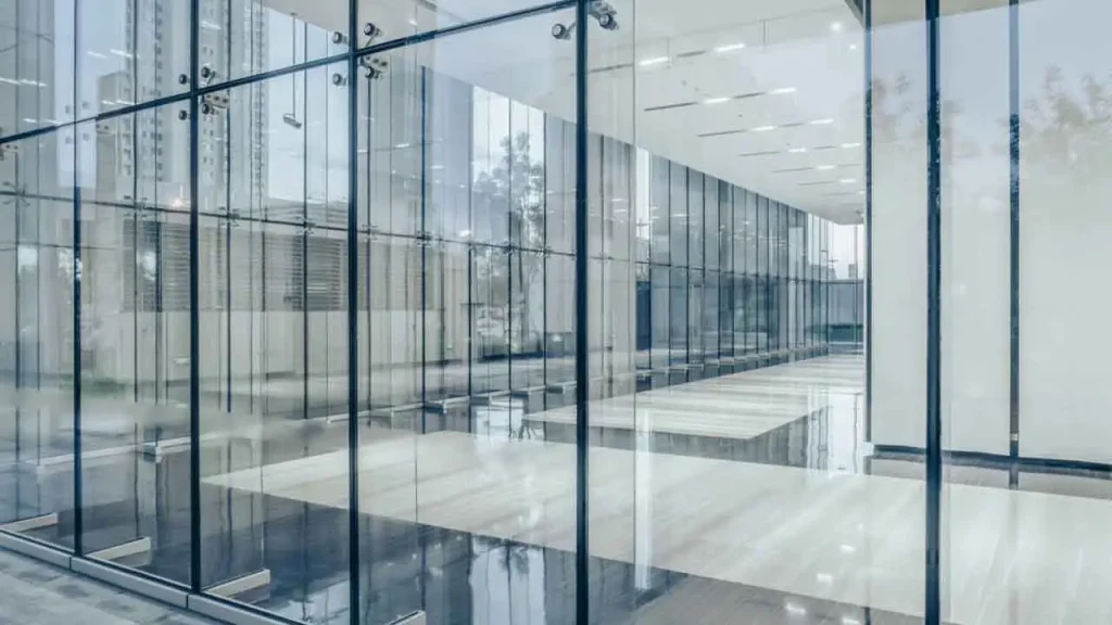 Transparent Glass Wall Material