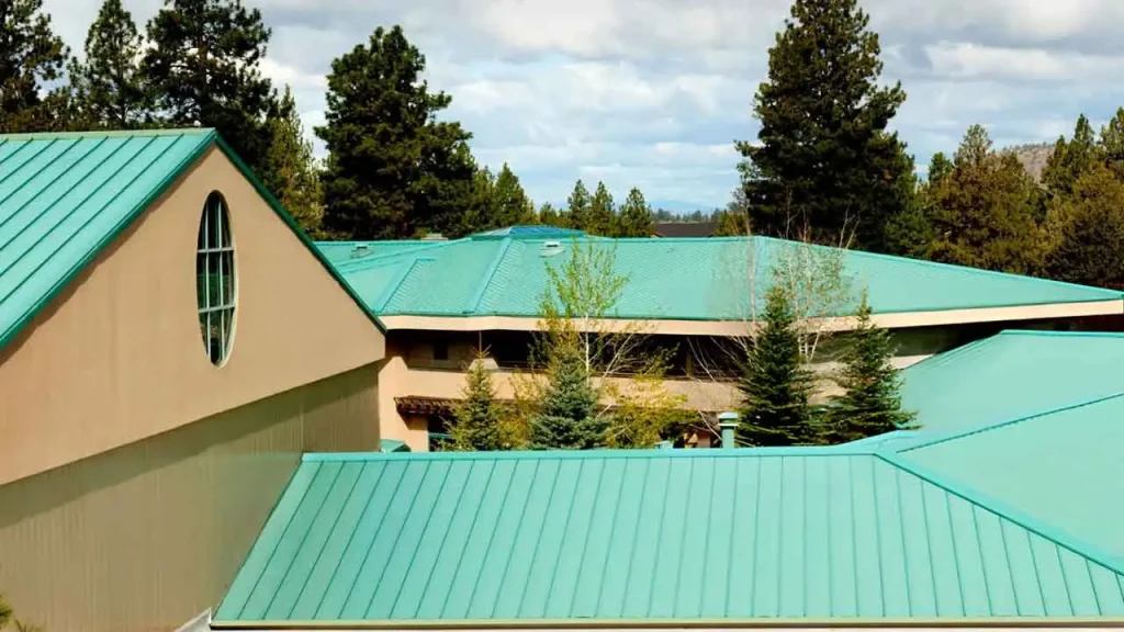 Green Metal Roof Panels