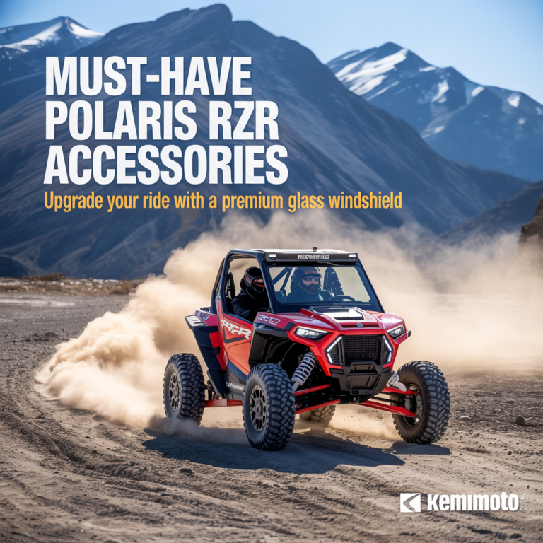 Must-Have Polaris RZR Accessories: Enhance Your Ride with a Premium Glass Windshield